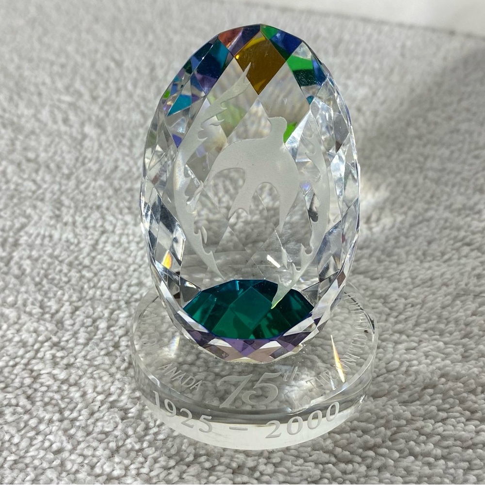 5/$35 Vintage The United Church Of Canada 75th Anniversary Crystal 1925-2000